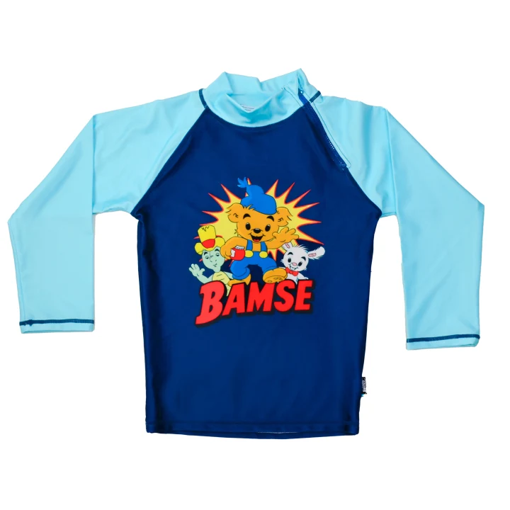 Swimpy UV-Tröja Bamse Blå  110-116 Swimpy