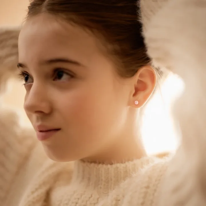 Blomdahl MP Bezel Pearl 6 mm Light rose Blomdahl