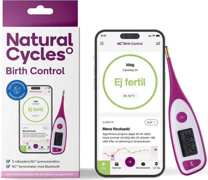 Natural Cycles Birth Control+NC° Termometer Natural Cycles