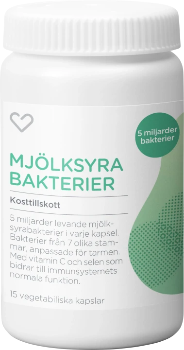 Hjärtats Mjölksyrabakterier Kapsel 15st Hjärtats