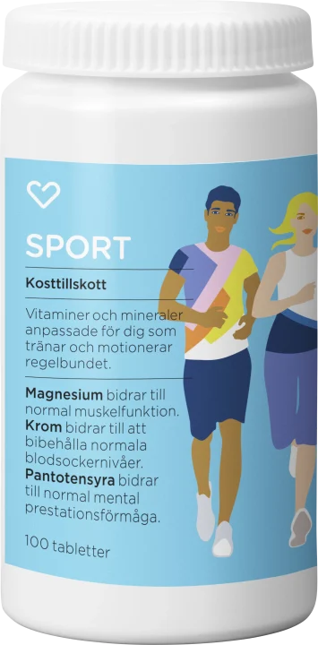 Hjärtats Multivitamin Sport Tablett 100st Hjärtats