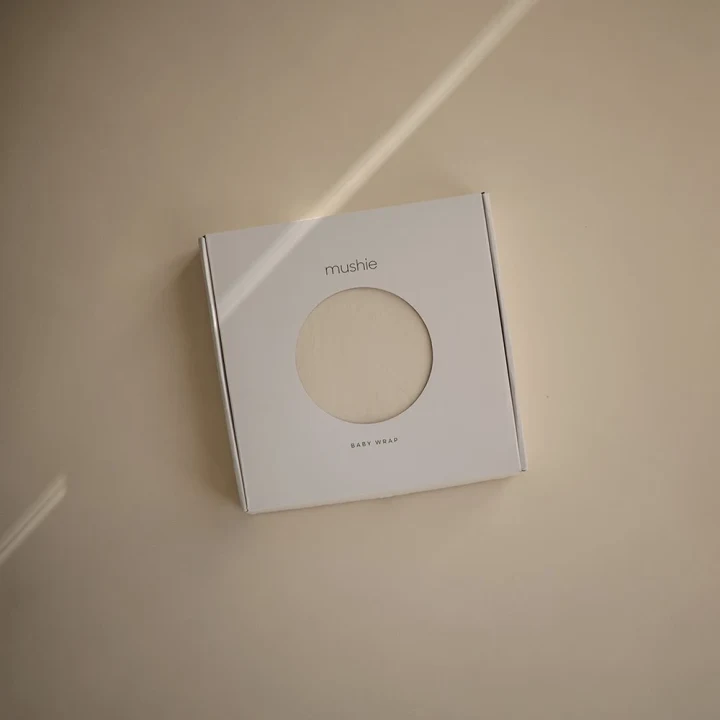 Mushie Baby Carrier Wrap Ivory Mushie