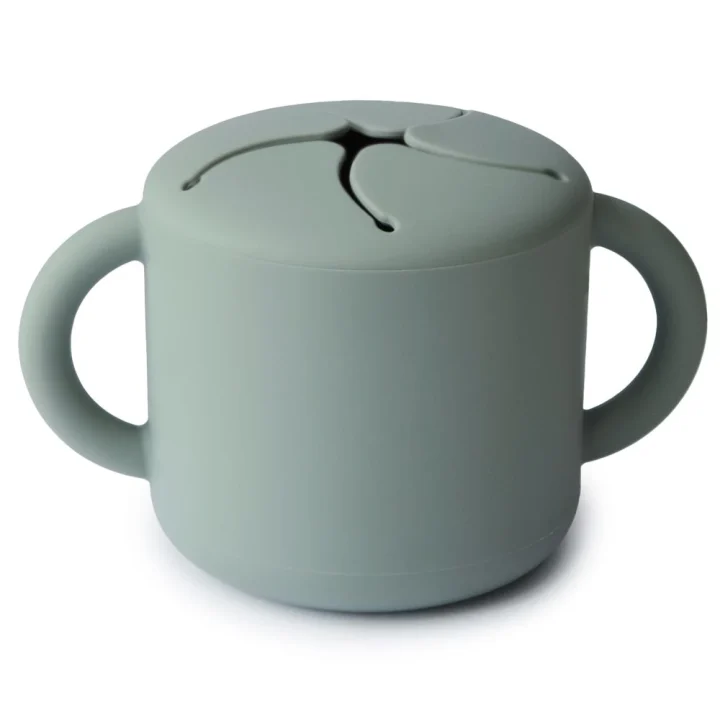Mushie Snack Cup Cambridge Blue Mushie