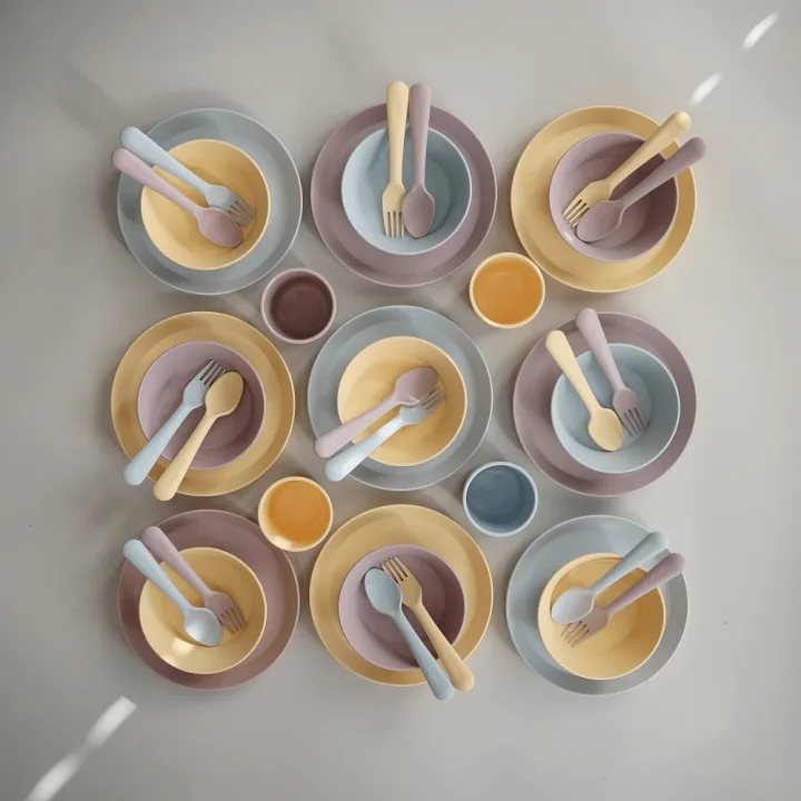 Mushie Fork & Spoon Blush Mushie