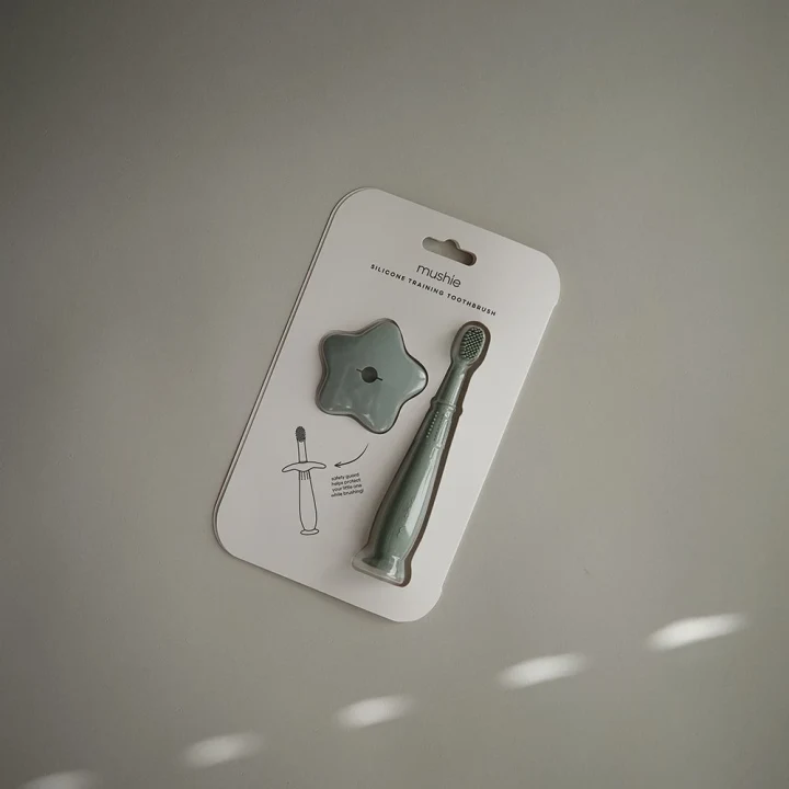 Mushie Star Training Toothbrush Cambridge Blue Mushie