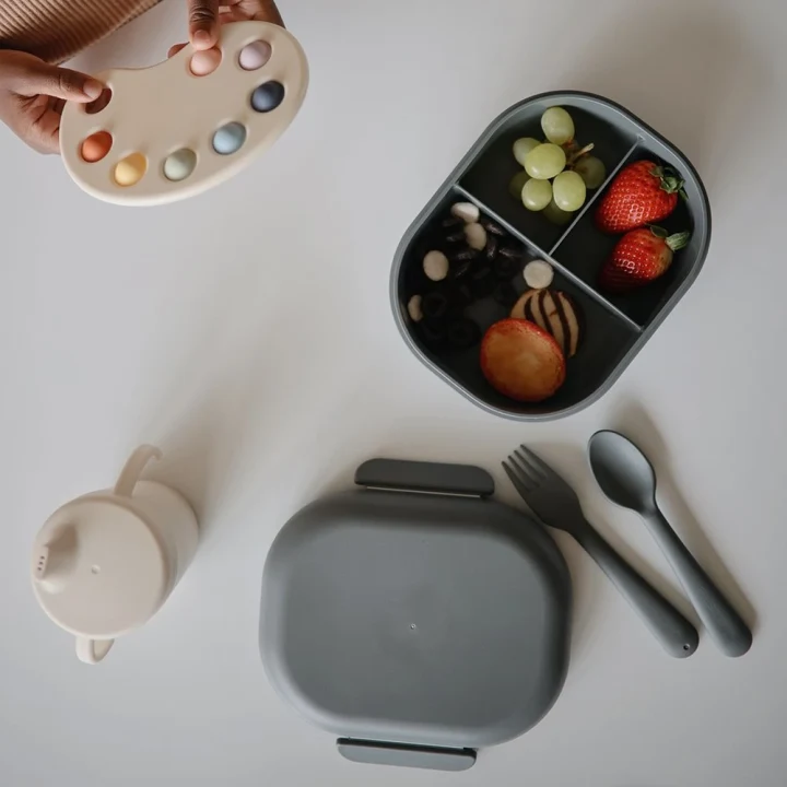 Mushie Lunchbox Blush Mushie