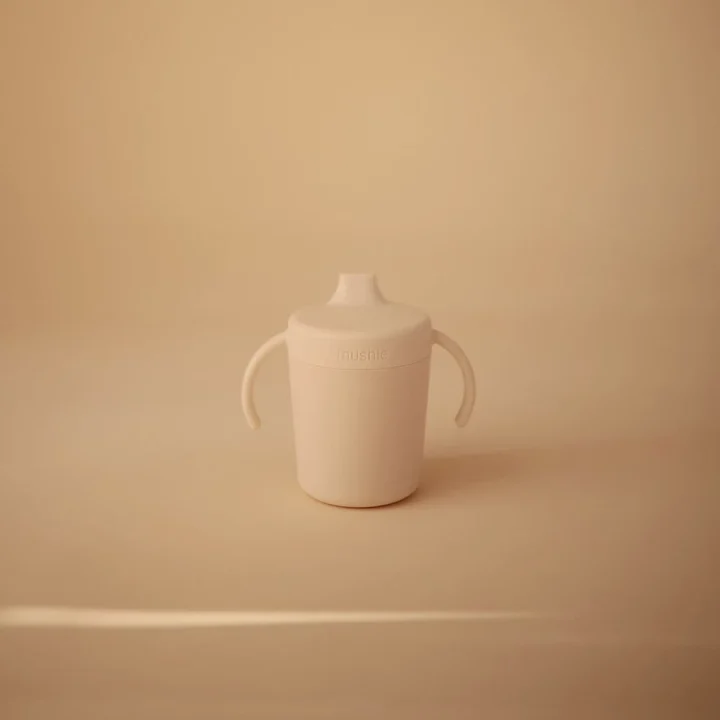 Mushie Trainer Sippy Cup 230 ml Ivory Mushie