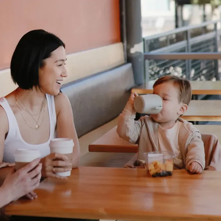 Mushie Trainer Sippy Cup 230 ml Sage Mushie