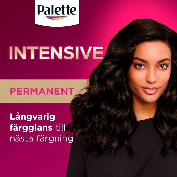 Palette Intensive Creme Coloration 3-0 Mörkbrun Palette