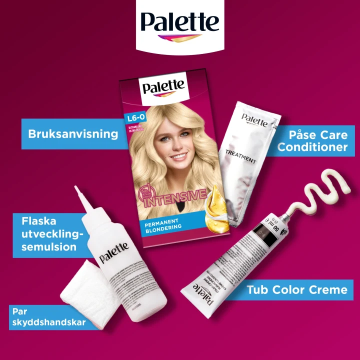 Palette Intensive Creme Coloration L6-0 Ultra Blond Palette