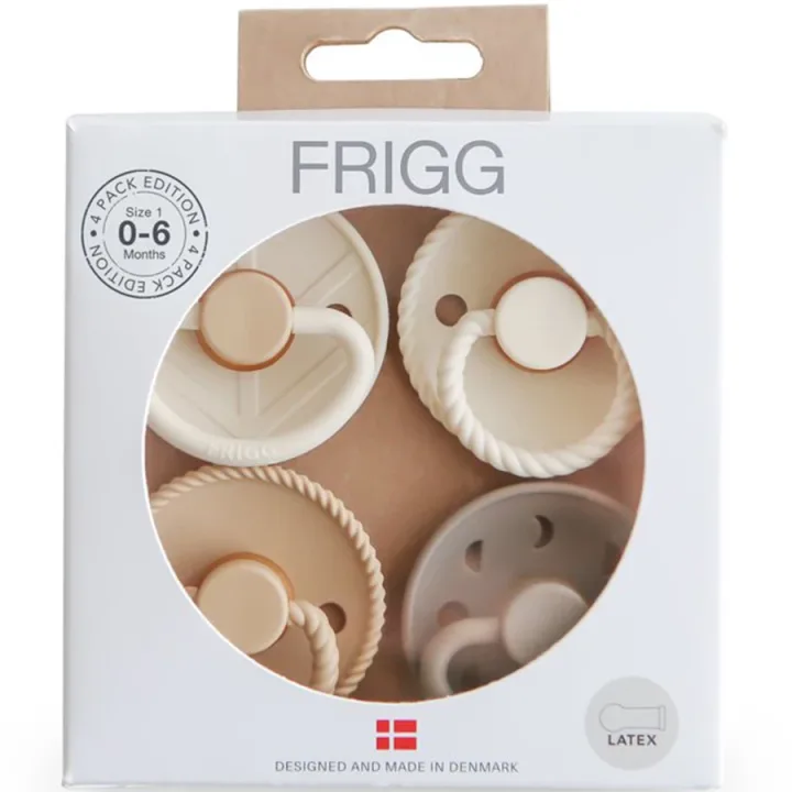 FRIGG 4-Pack Crystal Sparkle Latex Size 1 FRIGG