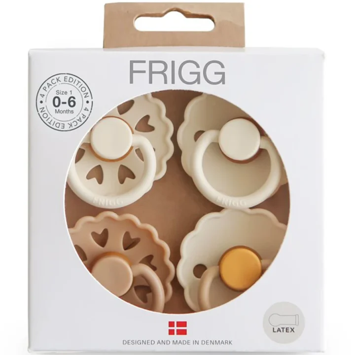 FRIGG 4-Pack Snowflake Dream Latex Size 1 FRIGG