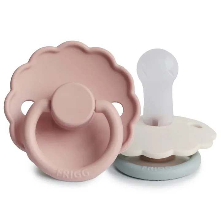 FRIGG Daisy Silicone 2-Pack Blush/Cotton Candy Size 2 FRIGG