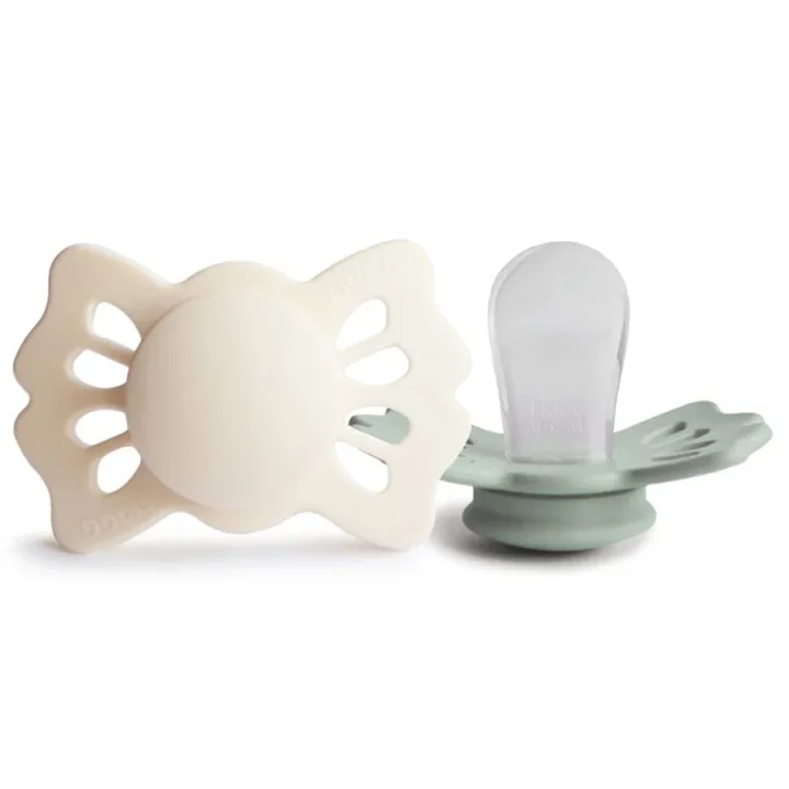 FRIGG Lucky Symmetrical Silicone 2-Pack Cream/Sage Size 1 FRIGG