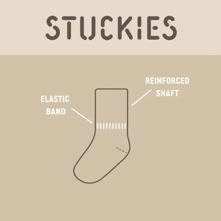 STUCKIES Strumpor för nyfödd 4-pack Doe STUCKIES