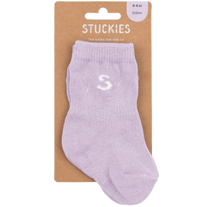 STUCKIES Strumpor i bomull Lavender 1-pack 10/15 STUCKIES