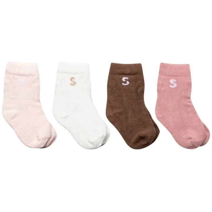 STUCKIES Strumpor i bomull Rosie 4-pack 10/15 STUCKIES