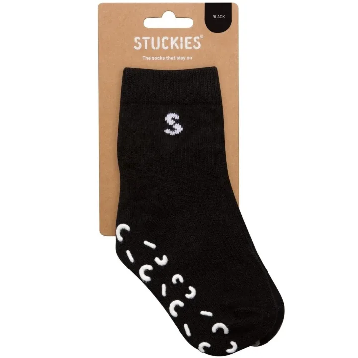 STUCKIES Strumpor i bomull Black 1-pack 22/24 STUCKIES