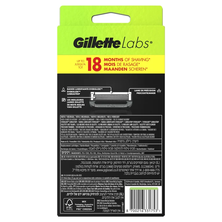Gillette Labs Large Pack 9 st Gillette Labs