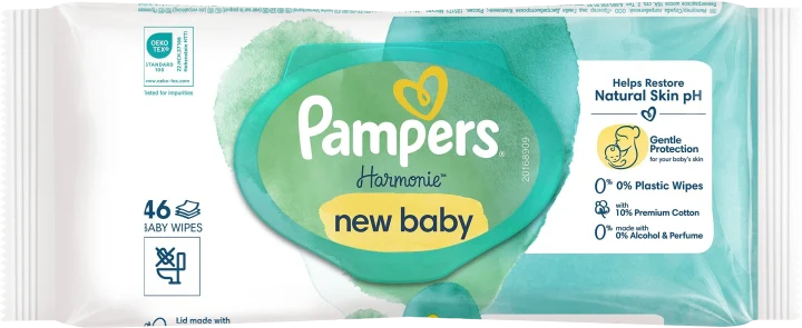 Pampers Harmonie Aloe Vera Wipes 46st Pampers