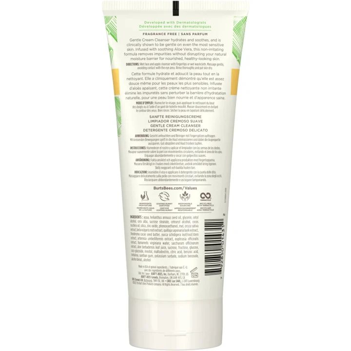 Burt's Bees Sensitive Skin Facial Cleanser 170 g Burts Bees