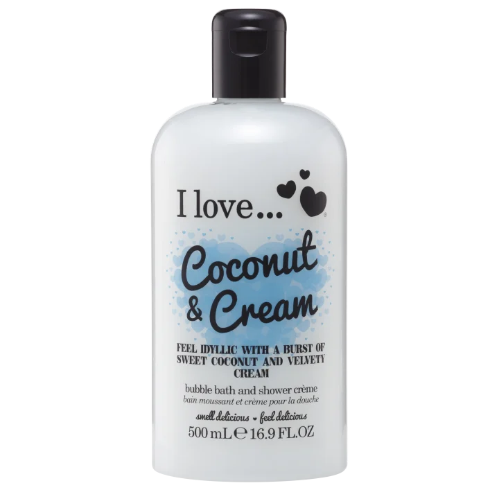 I LOVE Bath & Shower Coconut & Cream 500 ml I Love...