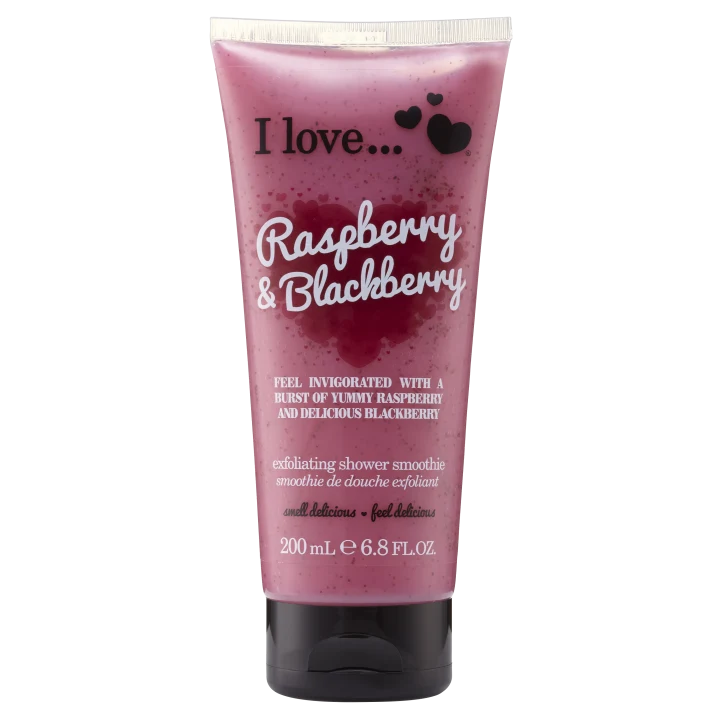 I LOVE Raspberry & Blackberry Exfoliating Shower Smoothie 200 ml I Love...