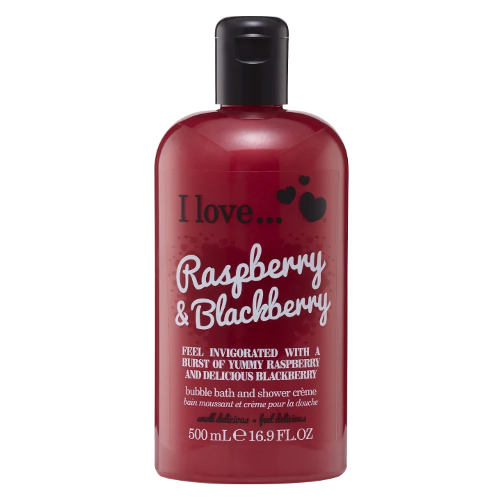 I Love Original Raspberry Blackberry Bath Shower 500ml I Love...