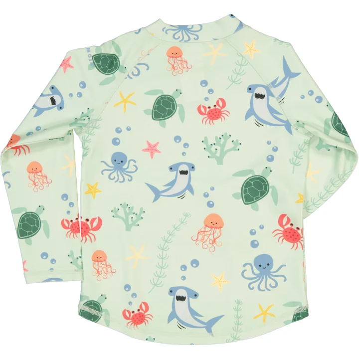 Geggamoja UV-Långärmad Tröja Havsdjur 134/140 Geggamoja