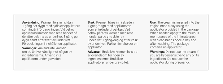 Membrasin Vitality Vaginalkräm 30 ml Membrasin