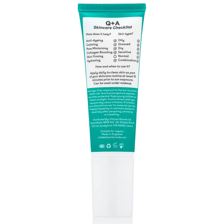 Q+A Niacinamide Balancing Daily Sunscreen SPF 50, 50 ml Q+A
