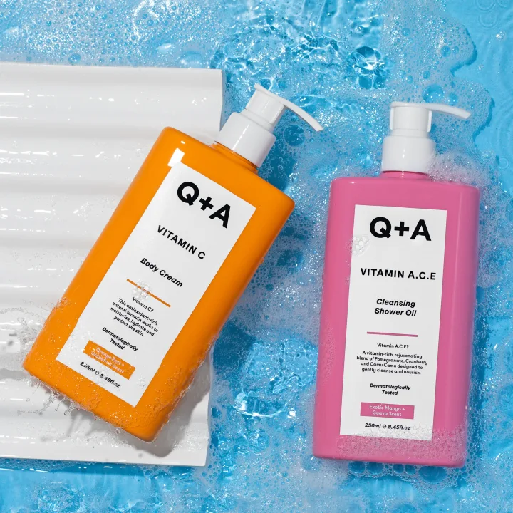 Q+A Vitamin A.C.E. Shower Body Oil 250 ml Q+A