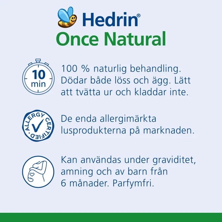 Hedrin Once Natural 200 ml Hedrin