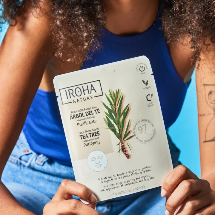 Iroha Nature Purifying Tea Tree Face Sheet Mask 20 ml Iroha Nature