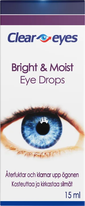 Clear Eyes Bright & Moist 15 ml Clear Eyes