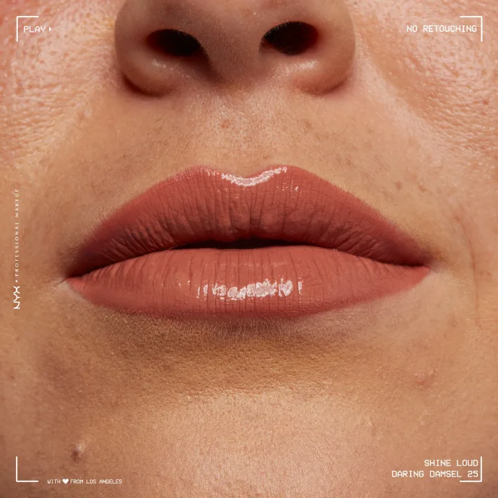 NYX Professional Makeup Shine Loud High Pigment Lip Shine 3,4 ml 25 Daring Damsel NYX Professional Makeup