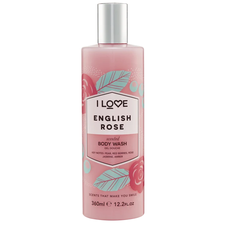 I LOVE Signature Body Wash English Rose 360 ml I Love...