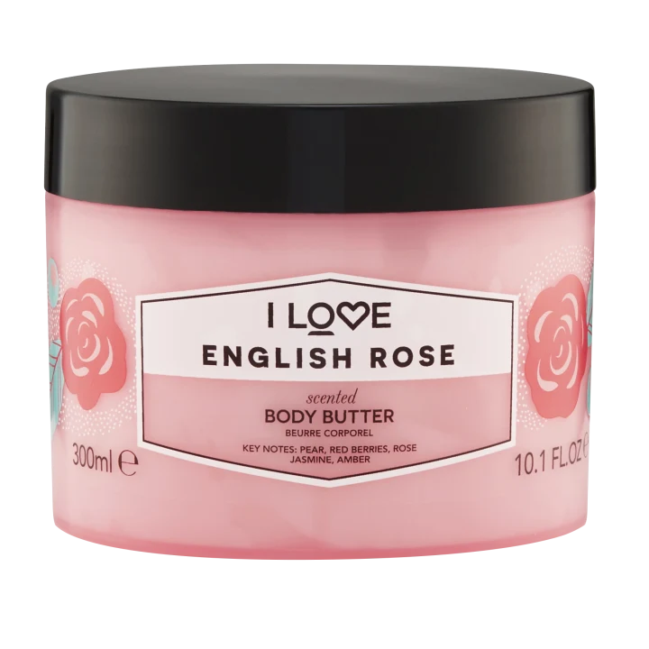 I LOVE Signature Indulgent Body Butter English Rose 300 ml I Love...