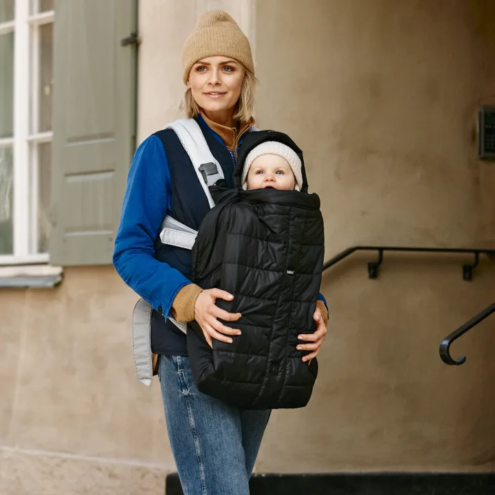 BabyBjörn Vinterskydd Till Bärsele Svart Babybjörn