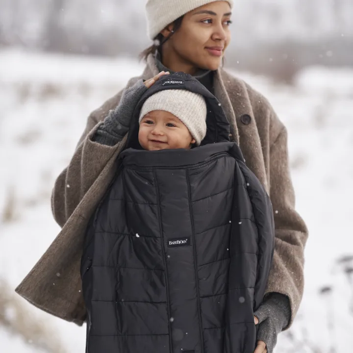 BabyBjörn Vinterskydd Till Bärsele Svart Babybjörn