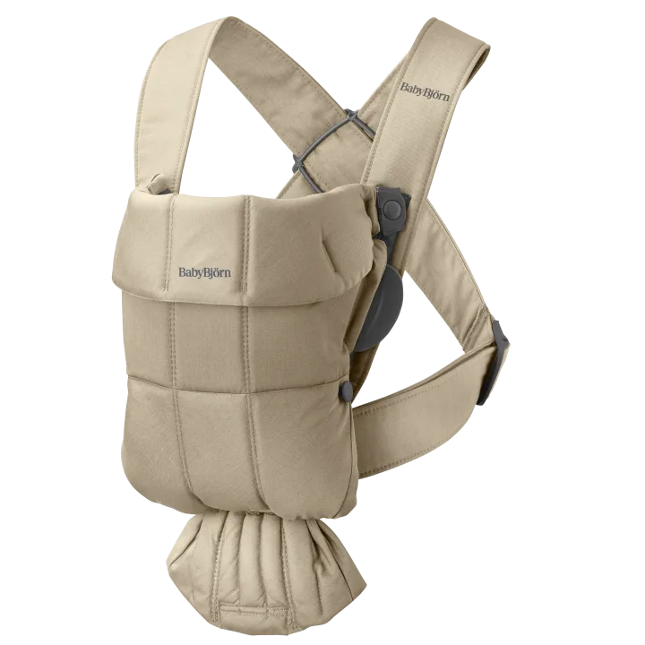 BabyBjörn Bärsele Mini Vävd Beige Babybjörn