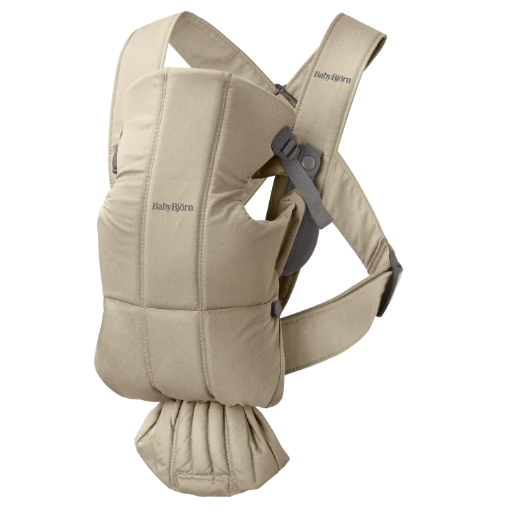 BabyBjörn Bärsele Mini Vävd Beige Babybjörn