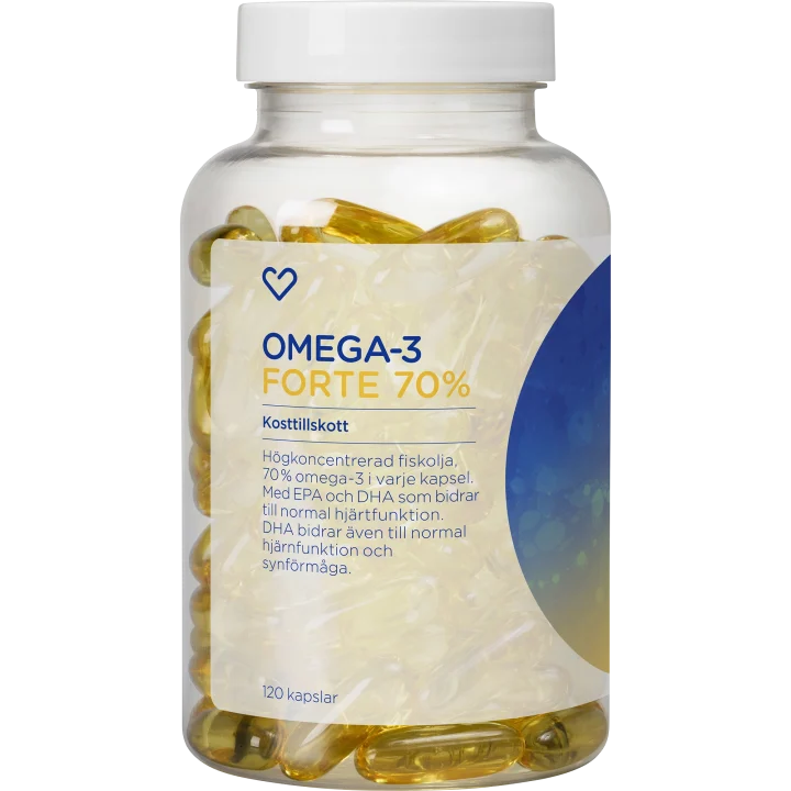 Hjärtats Omega-3 Forte Kapsel 120st Hjärtats