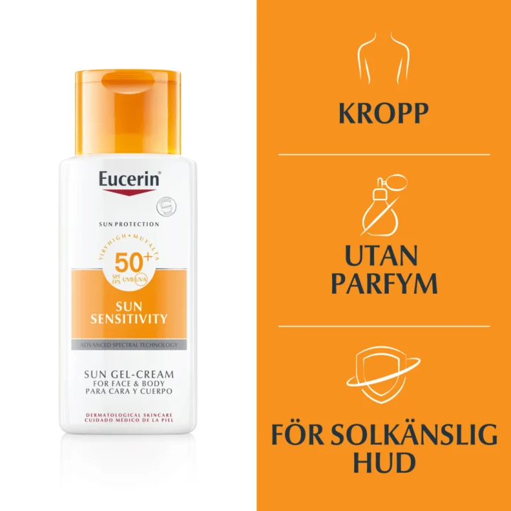 Eucerin Sun Sensitivity Gel-Cream SPF 50+, 150 ml Eucerin