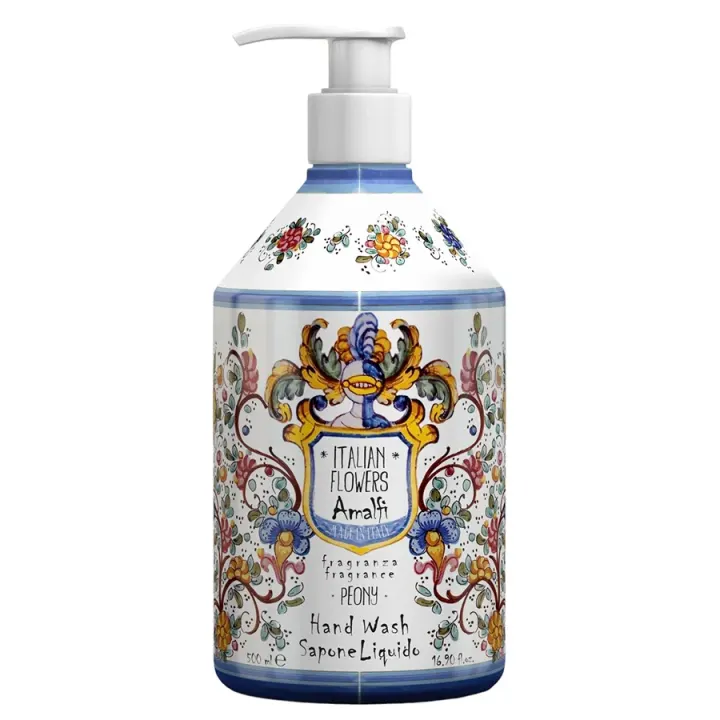 Rudy La Maioliche Liquid Soap Amalfi Peony 500ml Rudy La Maioliche