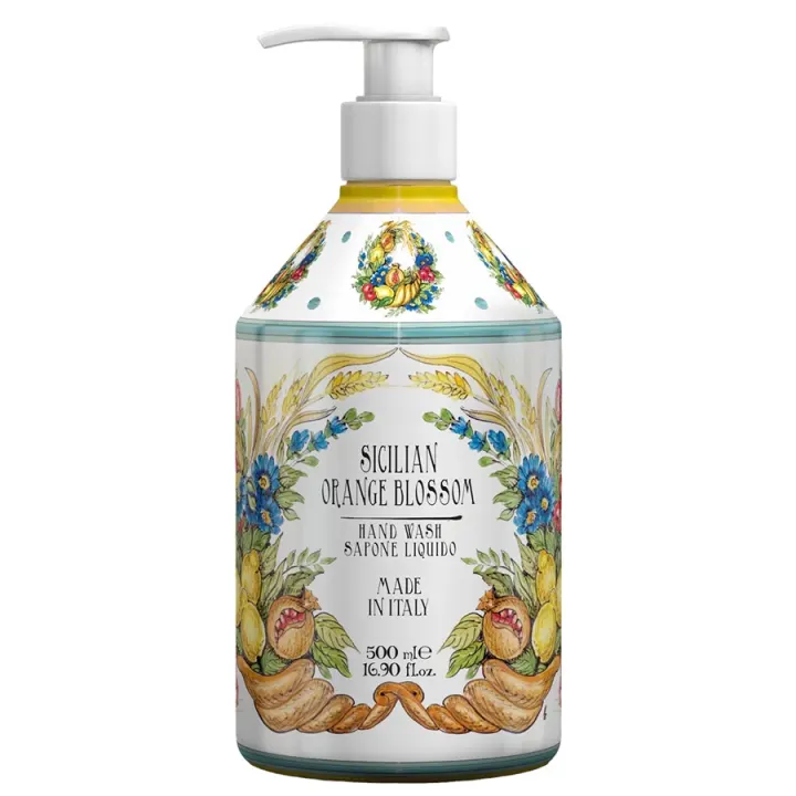 Rudy La Maioliche Liquid Soap Sicilian Orange Blossom 500ml Rudy La Maioliche