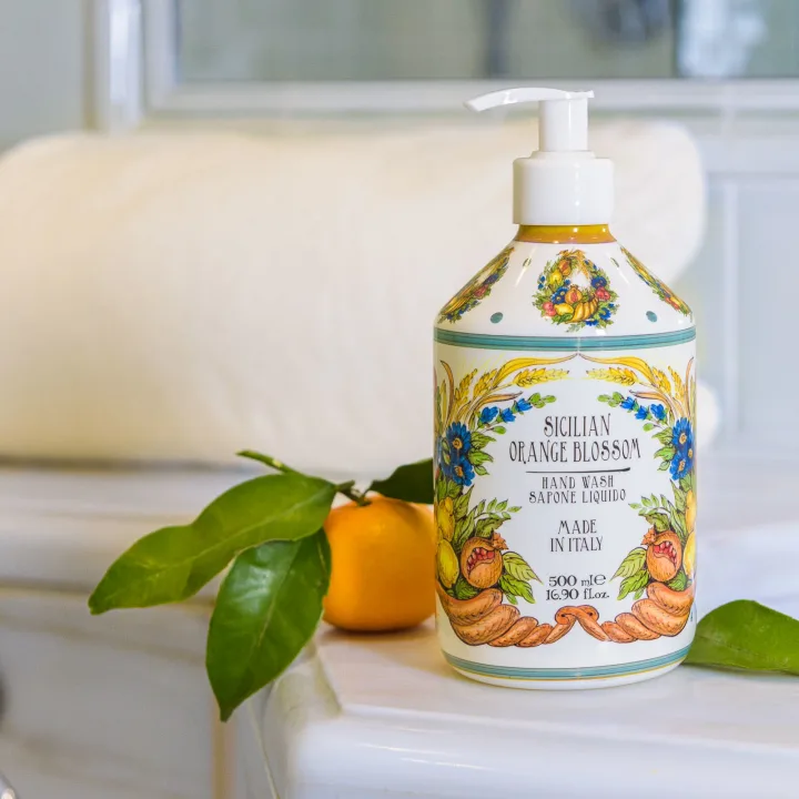 Rudy La Maioliche Liquid Soap Sicilian Orange Blossom 500ml Rudy La Maioliche