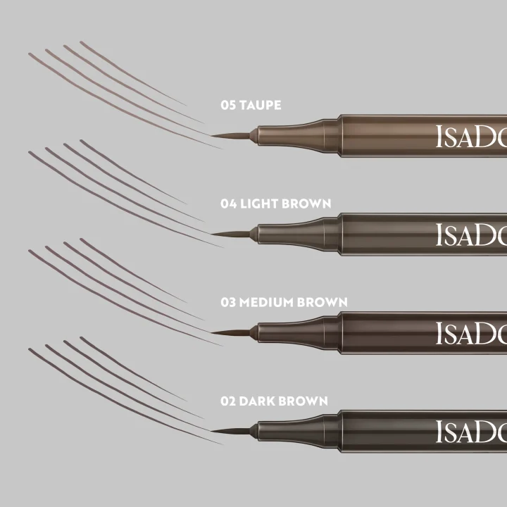 The Brow Fine Liner, Micro Fine Precise Tip 1,1 ml 42 Soft Brown IsaDora