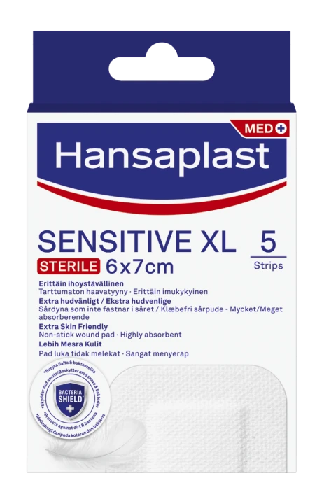 Hansaplast Sensitive XL Strips 5 st Hansaplast