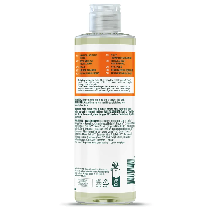 Faith in Nature Body Wash Grapefruit & Orange 400 ml Faith in Nature